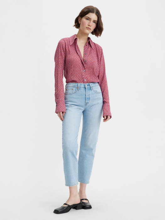 Levi's Женские Джинсы Светло-Синие Wedgie Straight Straight [1]