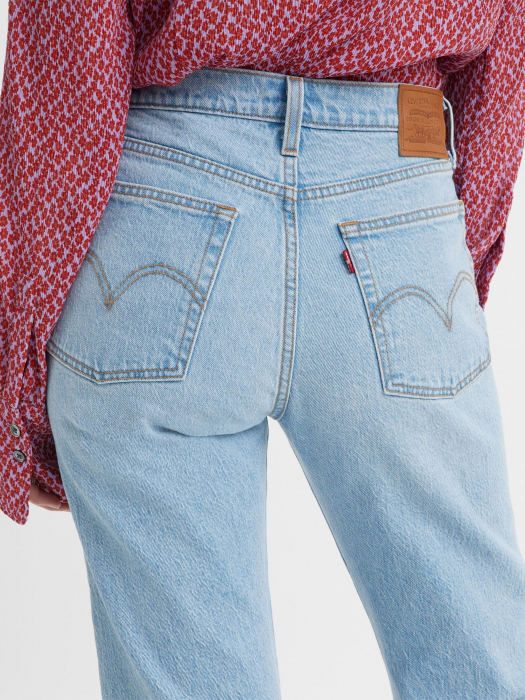 Levi's Женские Джинсы Светло-Синие Wedgie Straight Straight [6]