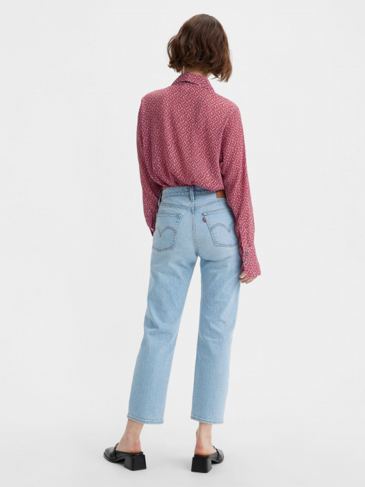 Levi's Женские Джинсы Светло-Синие Wedgie Straight Straight [3]