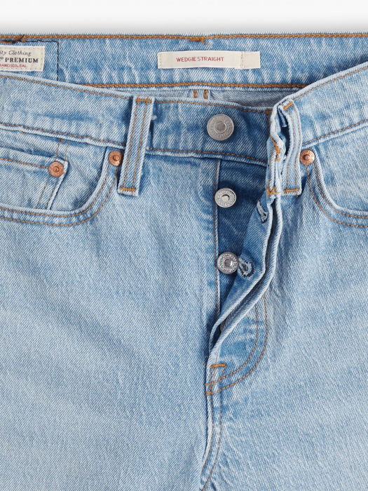 Levi's Женские Джинсы Светло-Синие Wedgie Straight Straight [9]