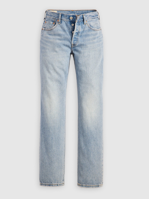Levi's Blugi Albastri Deschisi 501 90 Straight Femei [6]