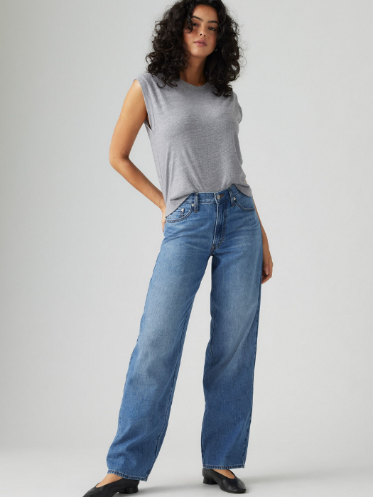 Levi's Blugi Albastri Baggy Dad Baggy Femei [4]