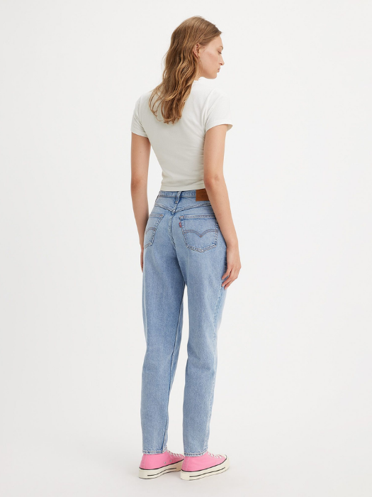 Levi's Blugi Albastri Deschisi 80S MOM Relaxed Tapered Femei [3]