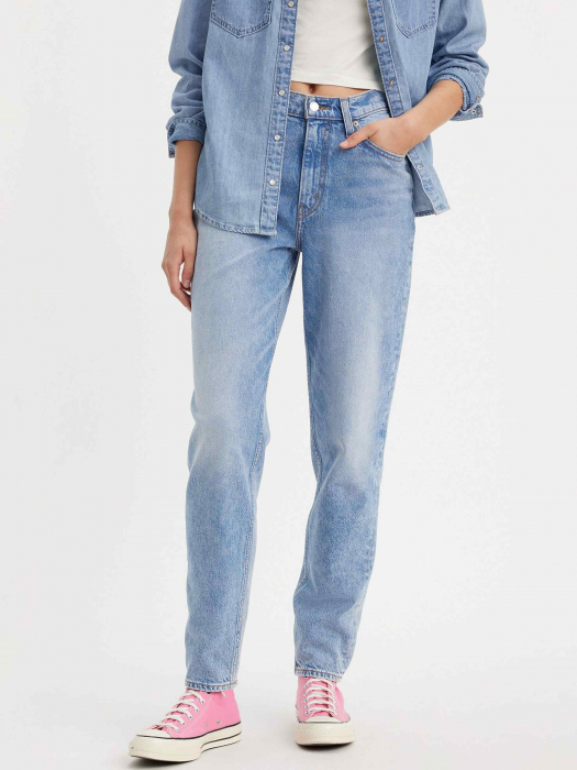 Levi's Женские Джинсы Светло-Синие 80S MOM Relaxed Tapered [4]