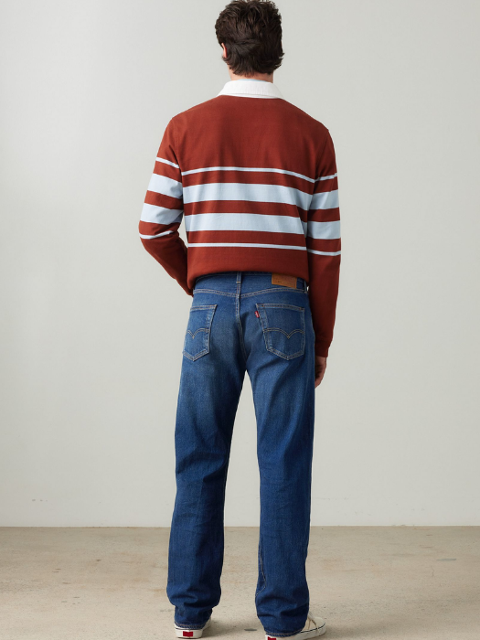 Levi's Blugi Albastri 501 Regular Barbati [3]