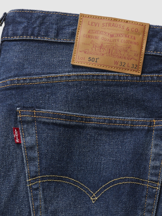 Levi's Blugi Albastri 501 Regular Barbati [4]