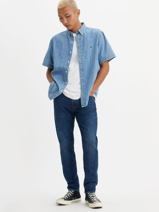 Levi's Blugi Navy 512 Slim Taper Barbati [4]
