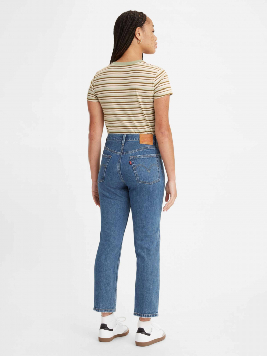 Levi's Blugi Albastri 501 CROP Straight Femei [6]