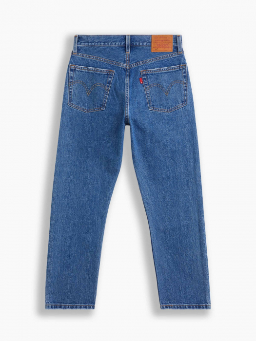 Levi's Blugi Albastri 501 CROP Straight Femei [11]