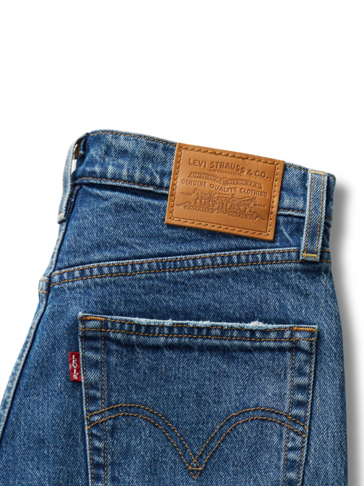 Levi's Женские Джинсы Синие Ribcage Straight Ankle Straight [3]
