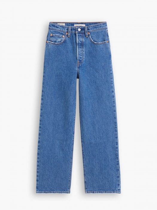 Levi's Женские Джинсы Синие Ribcage Straight Ankle Straight [13]