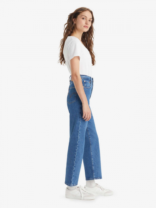 Levi's Женские Джинсы Синие Ribcage Straight Ankle Straight [9]