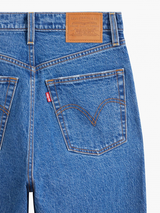 Levi's Женские Джинсы Синие Ribcage Straight Ankle Straight [4]