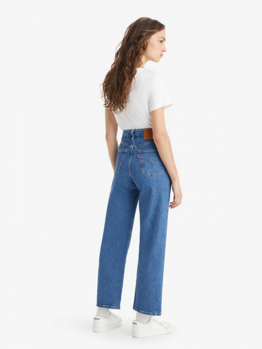 Levi's Женские Джинсы Синие Ribcage Straight Ankle Straight [6]