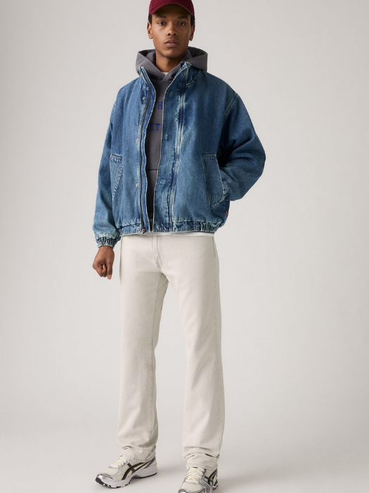 Levi's Blugi Gri Deschis 555 Relaxed Straight Barbati [5]