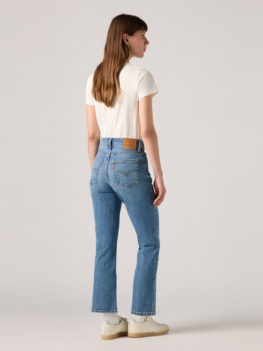 Levi's Blugi Albastri 725 Kick Boot Femei [2]