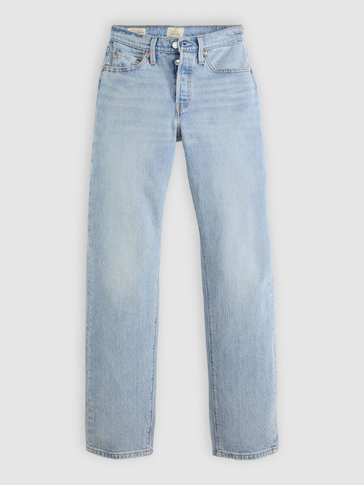 Levi's Blugi Albastri Deschisi 501 Curve Straight Femei [8]
