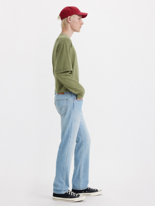 Levi's Blugi Albastri 501 Regular Barbati [3]