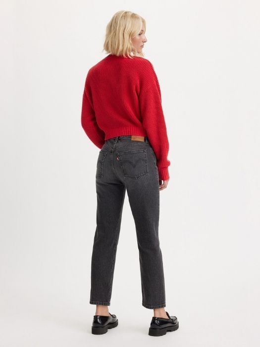Levi's Женские Джинсы Тёмные Серые 501 CROP Straight [2]