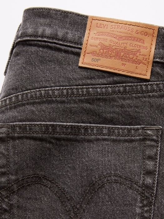 Levi's Женские Джинсы Тёмные Серые 501 CROP Straight [6]