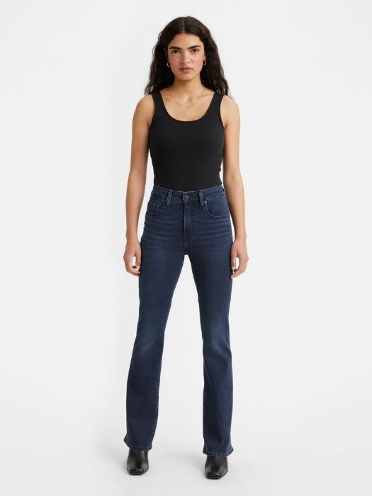 Levi's Женские Джинсы Темно-Синие 725 Bootcut [1]
