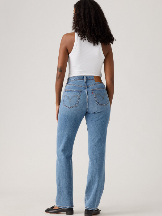 Levi's Blugi Albastri 501 Curve Straight Femei [3]