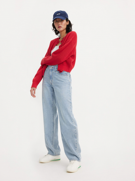Levi's Blugi Albastri Deschisi Baggy Dad Baggy Dad Femei [4]