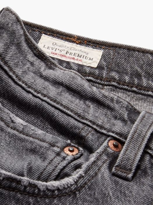 Levi's Blugi Gri Deschis 501 Straight Femei [4]