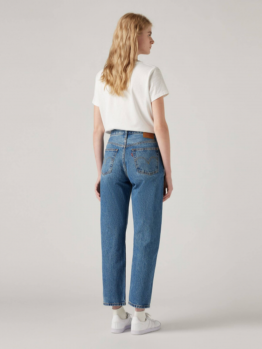 Levi's Женские Джинсы Синие 501 CROP Straight [5]