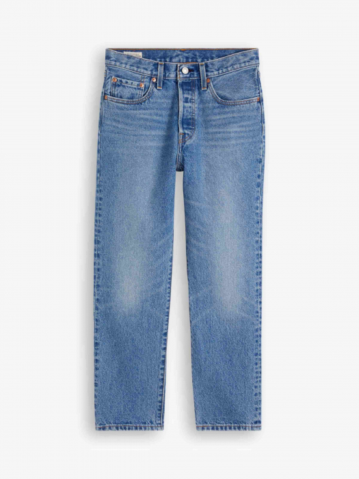 Levi's Женские Джинсы Синие 501 CROP Straight [11]