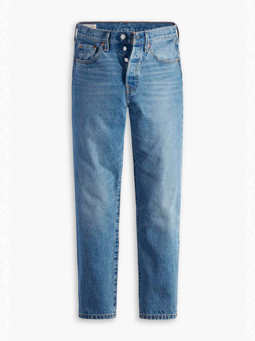 Levi's Женские Джинсы Синие 501 CROP Straight [2]