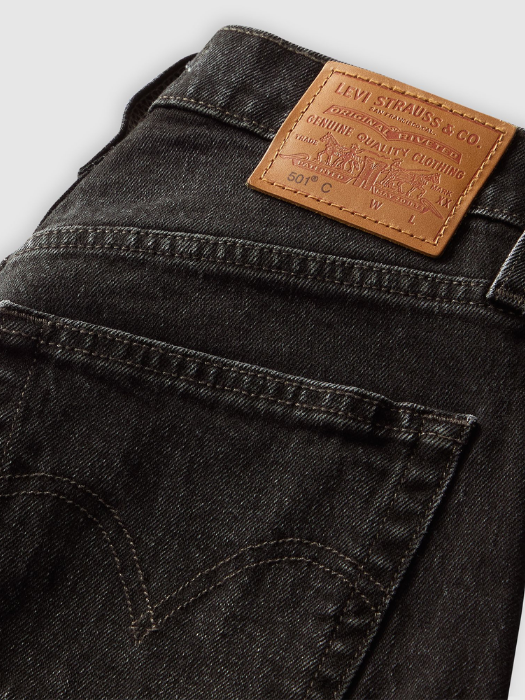 Levi's Blugi Gri Inchis 501 Curve Straight Femei [7]