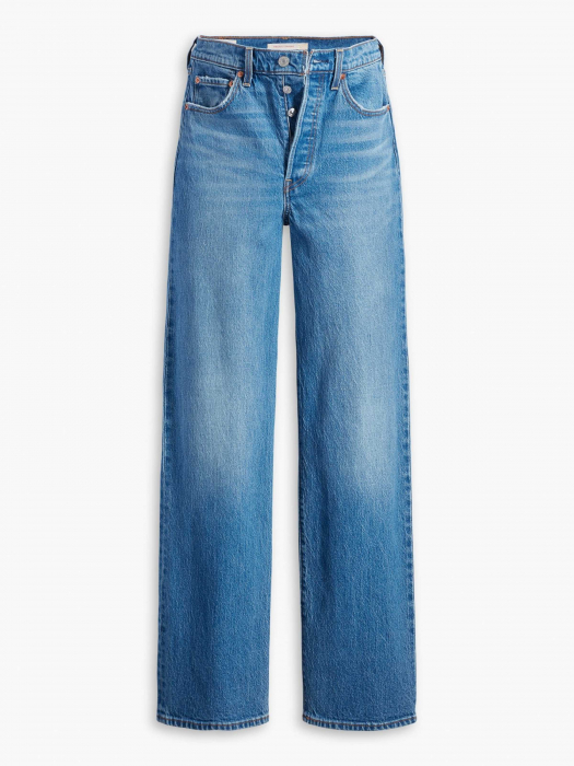 Levi's Женские Джинсы Синие Ribcage Full Length Straight [8]