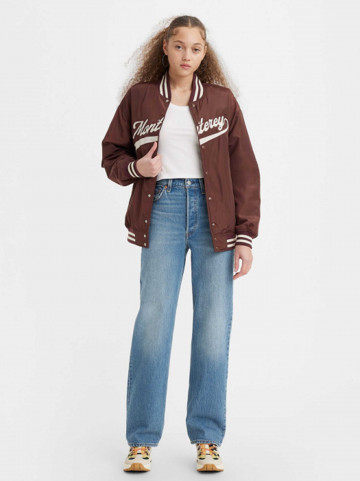 Levi's Женские Джинсы Синие Ribcage Full Length Straight [1]