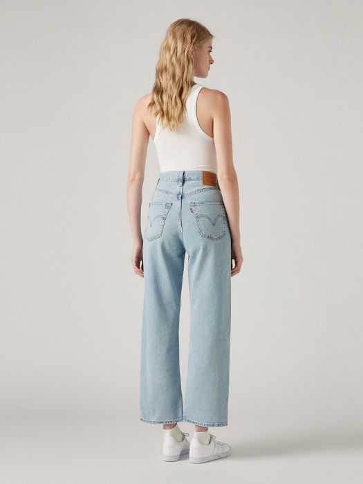 Levi's Женские Джинсы Светло-Синие Ribcage Straight Ankle Straight [3]
