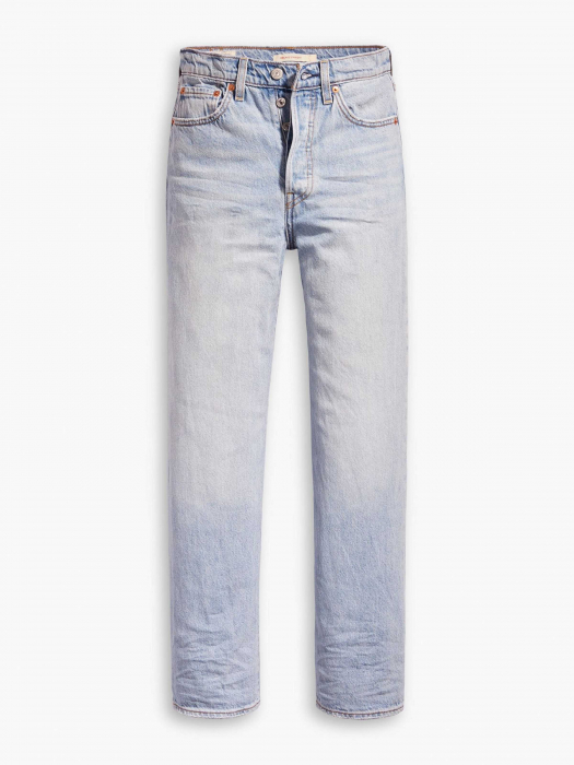 Levi's Женские Джинсы Светло-Синие Ribcage Straight Ankle Straight [5]