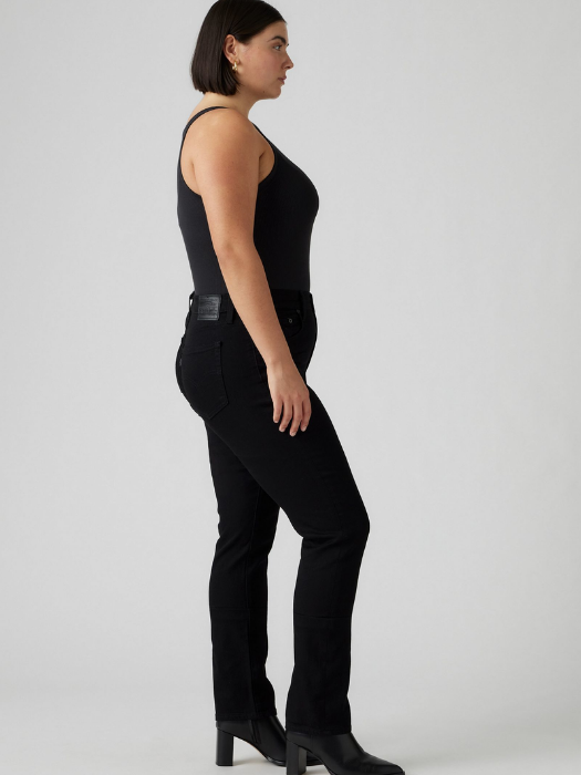 Levi's Blugi Negri 724 Straight Femei [8]