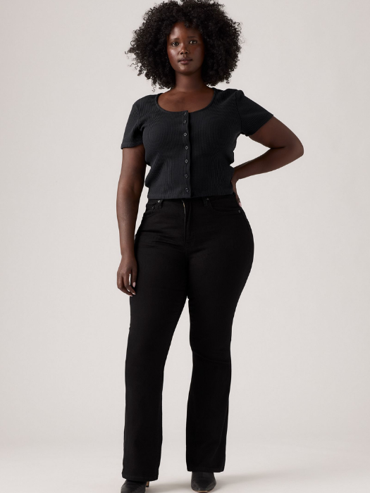 Levi's Blugi Negri 726 Flare Femei [7]