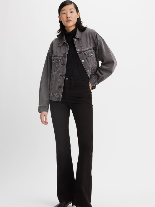 Levi's Blugi Negri 726 Flare Femei [1]