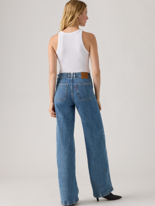 Levi's Blugi Albastri 728 Slim Femei [3]