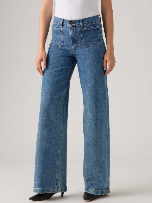 Levi's Blugi Albastri 728 Slim Femei [4]