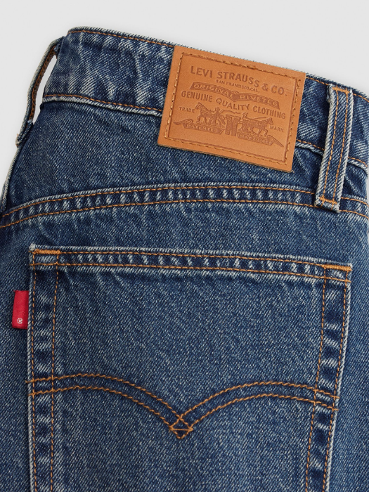 Levi's Blugi Navy Baggy Dad Barrel Barrel Femei [6]