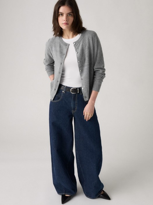 Levi's Blugi Indigo Super Baggy Barrel Barrel Femei [4]