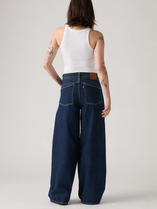 Levi's Blugi Indigo Super Baggy Barrel Barrel Femei [3]