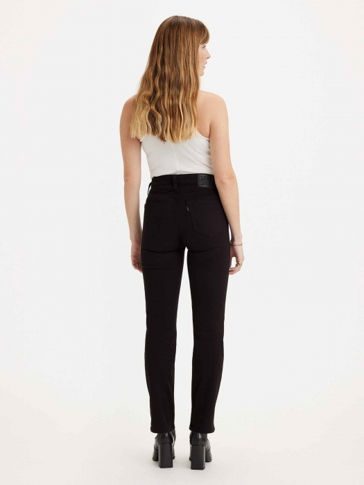 Levi's Blugi Negri 724 Straight Femei [2]