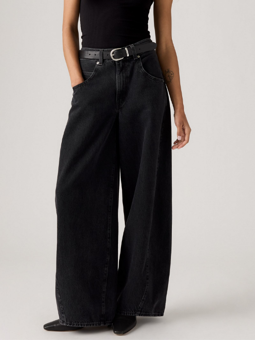 Levi's Женские Джинсы Тёмные Серые Super Baggy Baggy [4]
