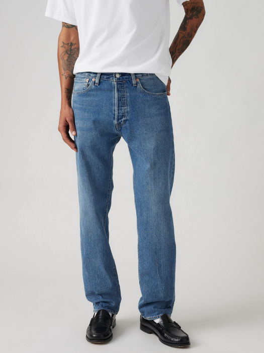 Levi's Мужские Джинсы Синие 501 Regular [5]