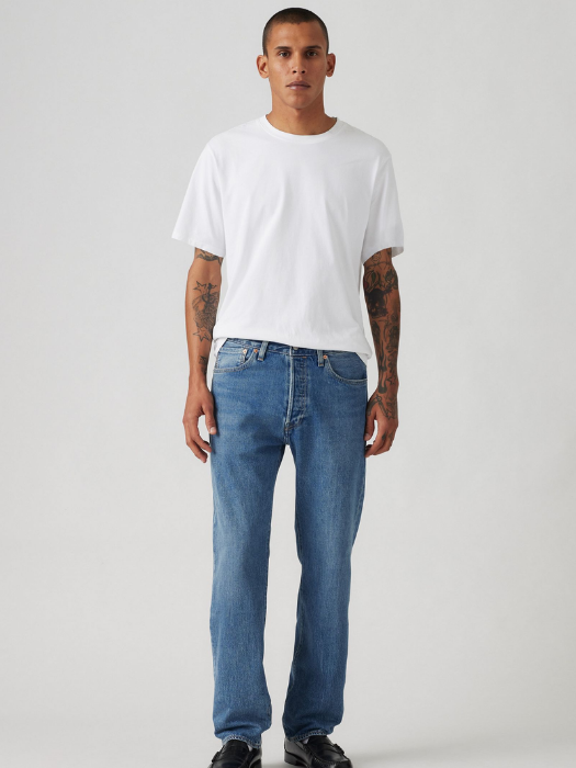 Levi's Мужские Джинсы Синие 501 Regular [2]
