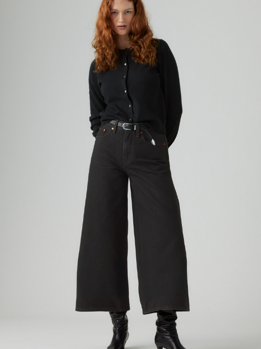 Levi's Blugi Negri Xl Culotte Loose Barbati [4]