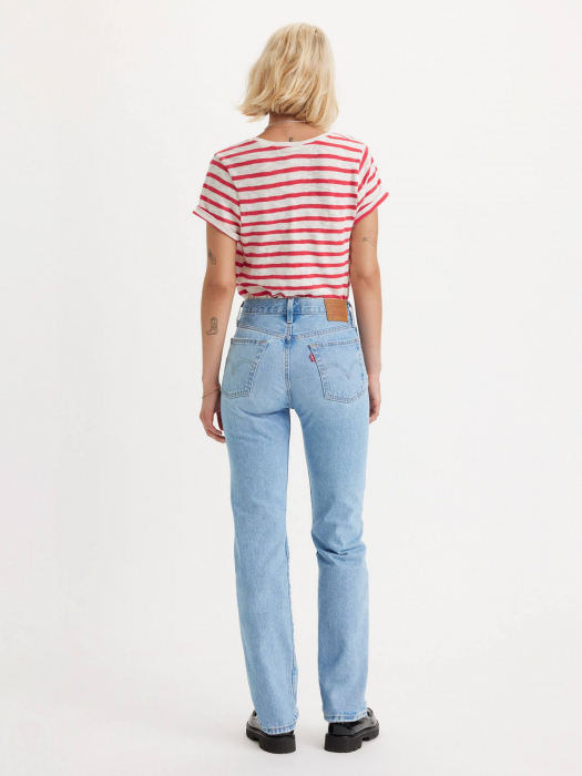 Levi's Женские Джинсы Светло-Синие 501 Straight [2]